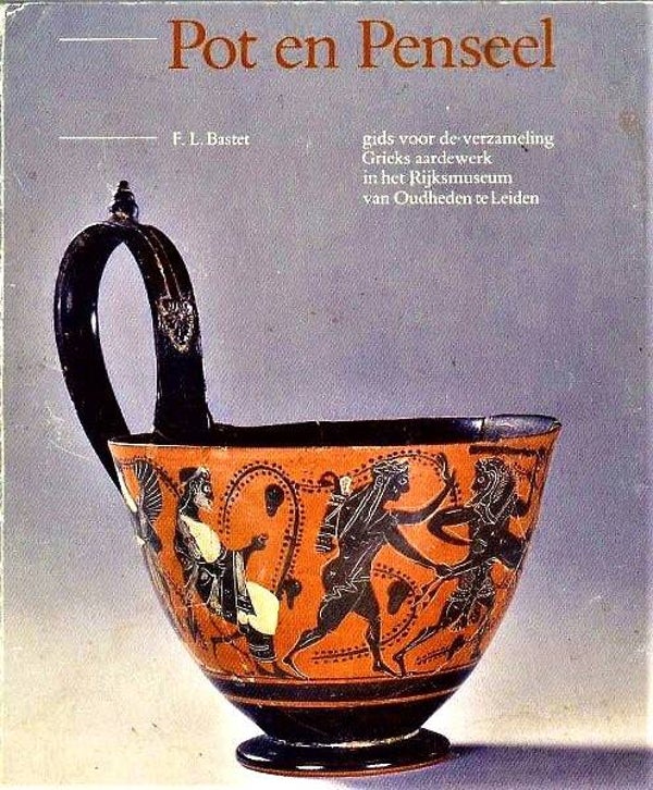 Bastet - Pot en penseel - Grieks aardewerk