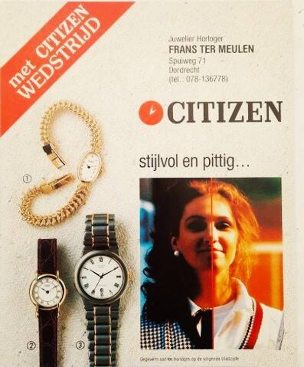 Vintage Citizen Horlogecatalogus 1987/1988 Zeldzaam