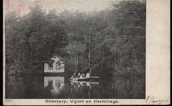 Friesland - Olterterp - Vijver en Hermitage