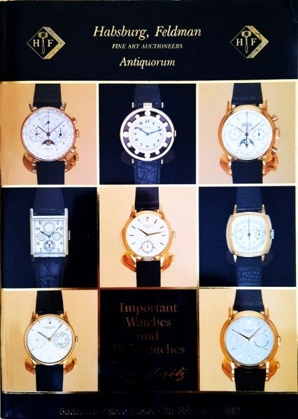 Habsburg, Feldman - Important Watches, Wristwatches and Clocks 25 Februari 1990