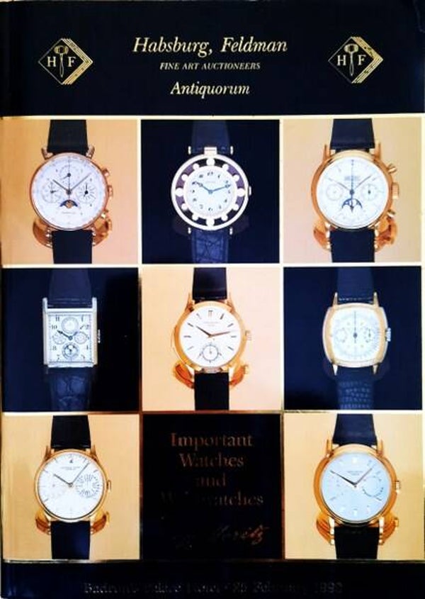 Habsburg, Feldman - Important Watches, Wristwatches and Clocks 25 Februari 1990