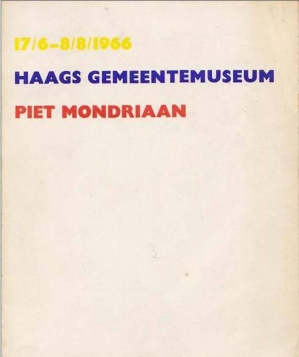 Piet Mondriaan 1872-1944 - Catalogus Haags Gemeentemuseum 1966