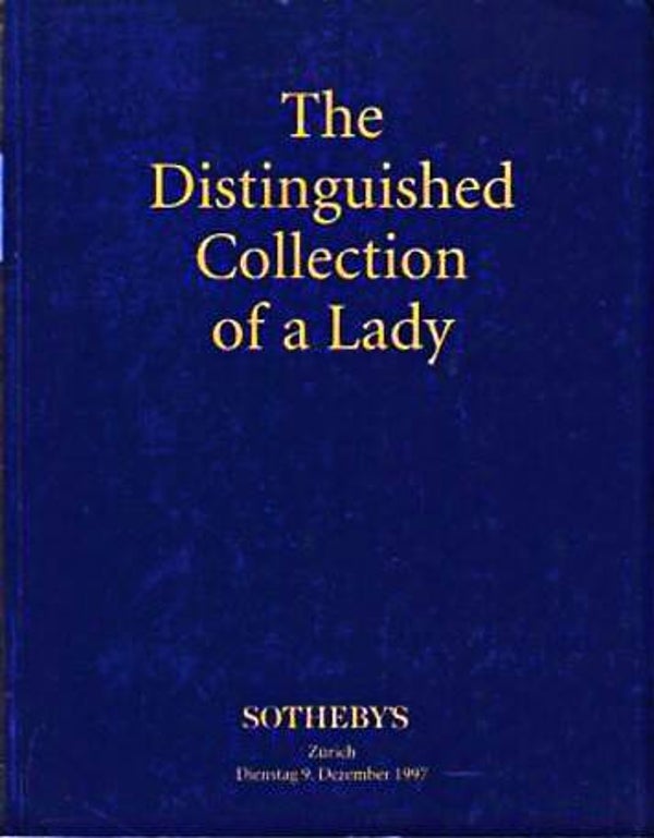 Sotheby's - The Distinguished Collection of a Lady