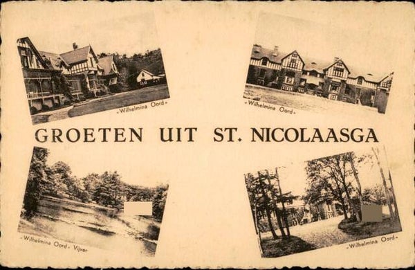 Friesland - Sint Nicolaasga, Wilhelmina Oord - Groeten uit