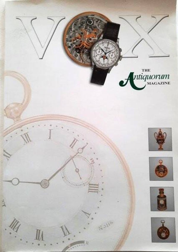 VOX - The Antiquorum Magazine (2001) | Luxe horlogemagazine