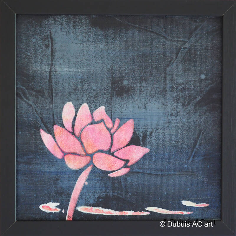 Peinture exploration rose