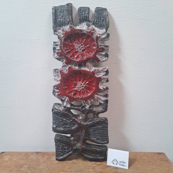 Wandscultptuur keramiek (stijl Perignem, België)