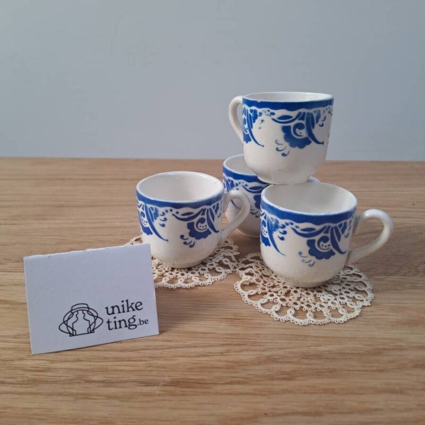 Set van 4 mini tasjes (Boch Freres, Belgium)