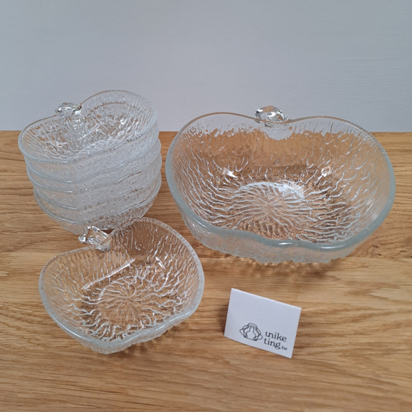 Appel partyset: grote kom met kleine kommetjes (Italië, jaren '70-'80)