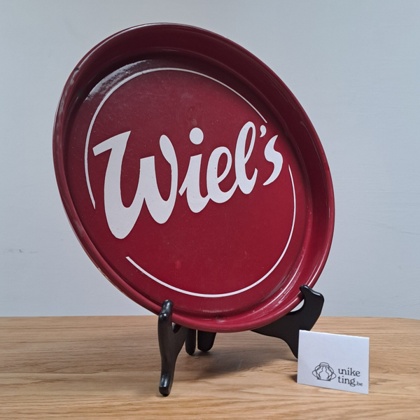 Emaille dienblad Wiels (Brussel)