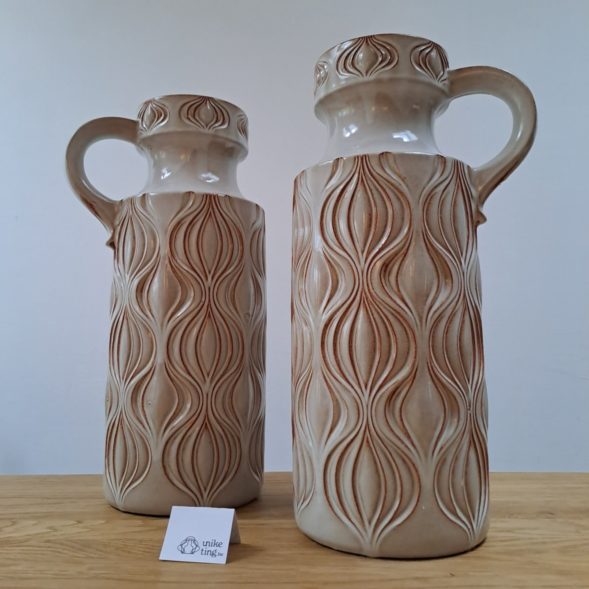 1 grote vaas ("Uienvaas", Scheurich, West Germany)