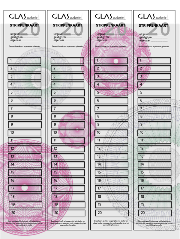 4/5e jaars Strippenkaart lesjaar 2026/2027