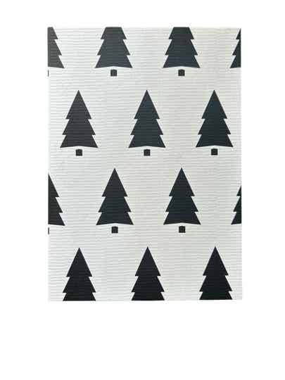 ANSICHTKAART KERSTBOMEN HOUSEVITAMIN