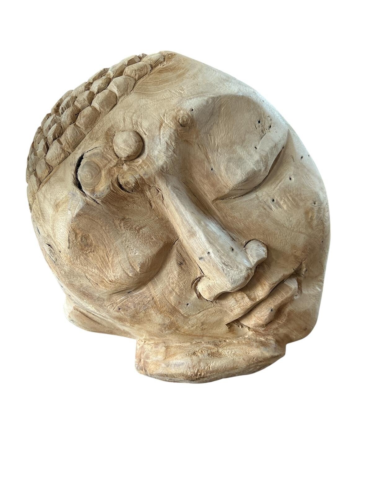 BUDDHA HOOFD HOUT