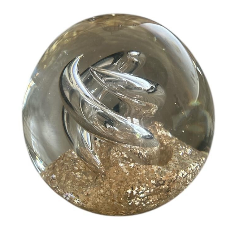 GLASBAL SPIRAAL PRESSE PAPIER HOUSEVITAMIN