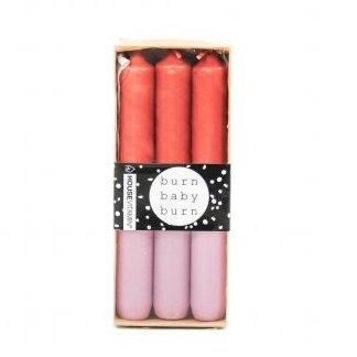 KAARSEN ROOD/ROZE 14 CM HOUSEVITAMIN