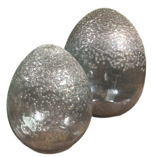 DECORATIE GLASBAL EGG SET