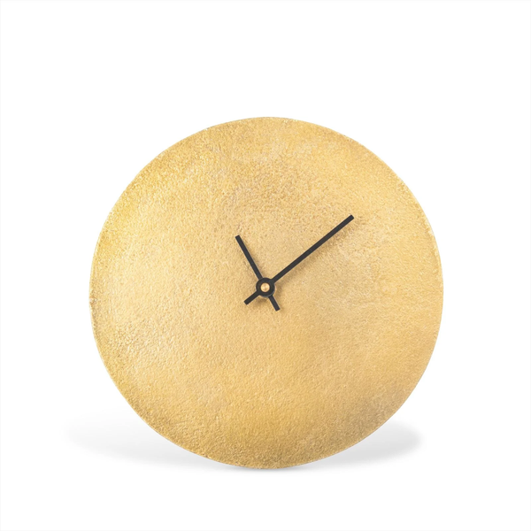 KLOK ROND TAFELKLOK GOUD