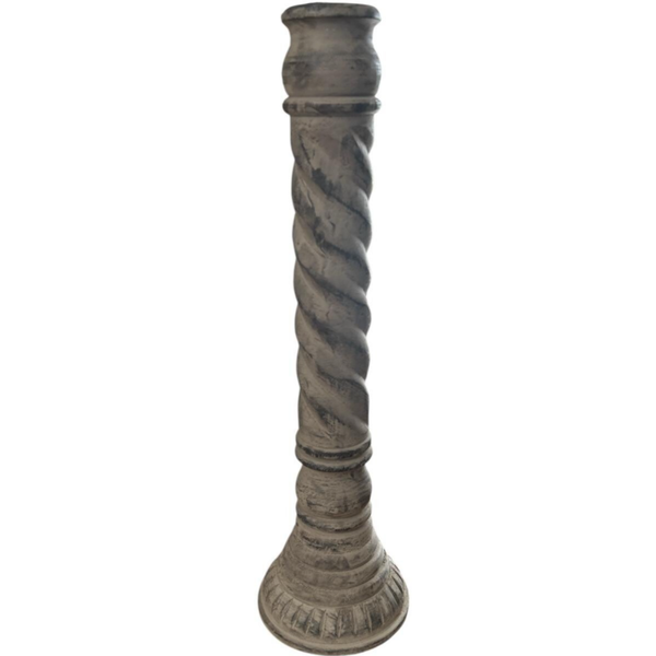 KANDELAAR HOUT ROPE MDD DECORATIONS