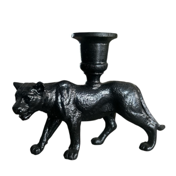 KANDELAAR PANTER ZWART
