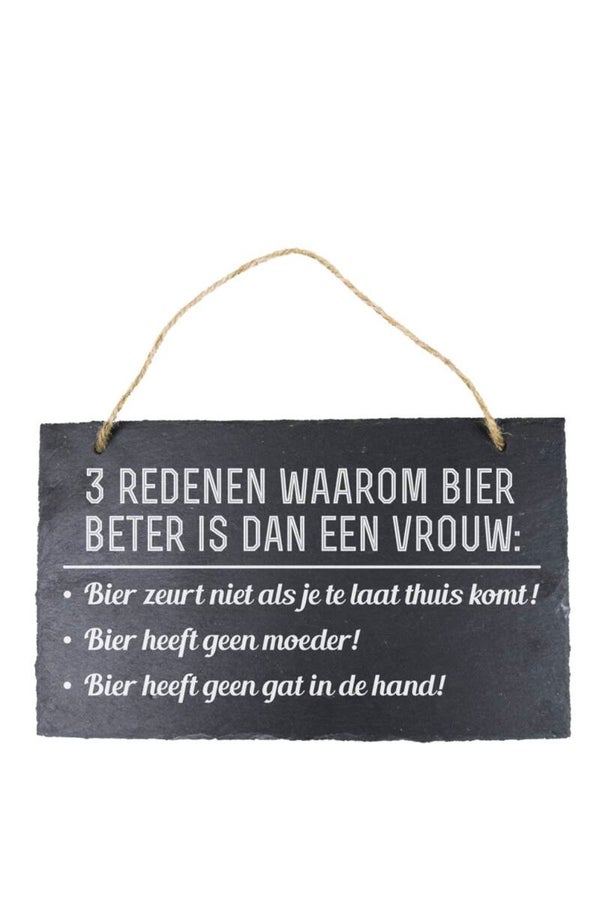 WANDBORD LEISTEEN 3 REDENEN WAAROM BIER BETER IS DAN VROUWEN