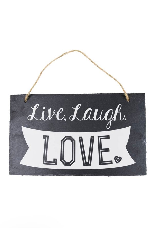 WANDBORD LEISTEEN LIVE LAUGH LOVE
