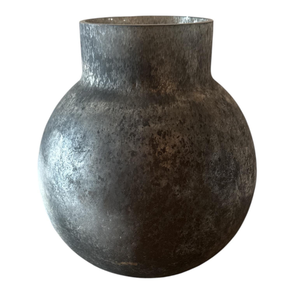 VAAS BOLVORMIG GLAS MDD DECORATIONS