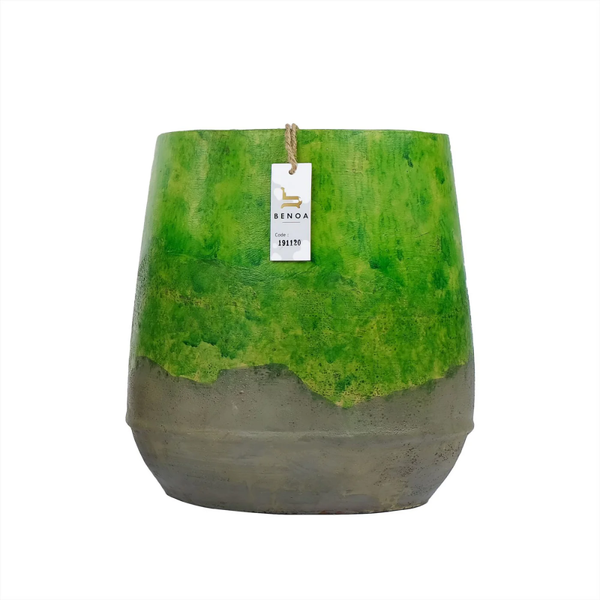 VAAS KERAMISCHE GROEN LARGE