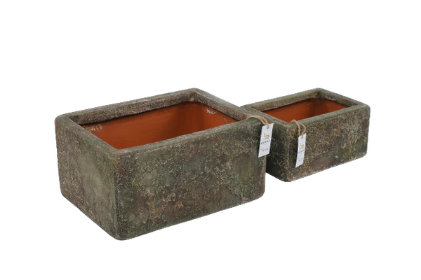 RECHTHOEKIGE POTTEN SET