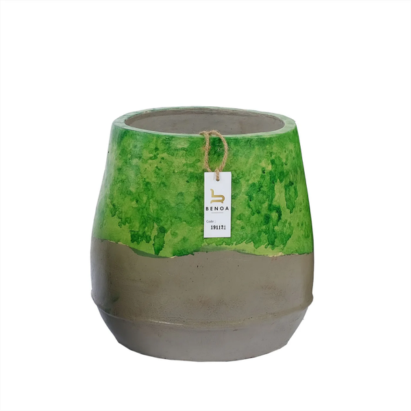 KERAMISCHE VAAS GROEN MEDIUM