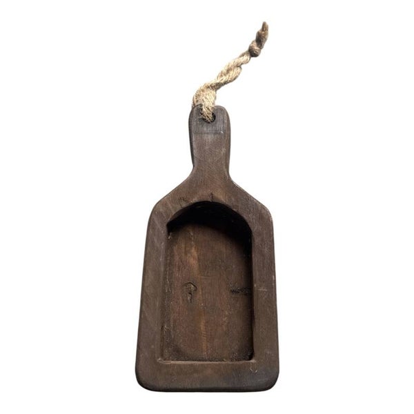 HOUTEN SCHAALTJE MET HANDVAT
