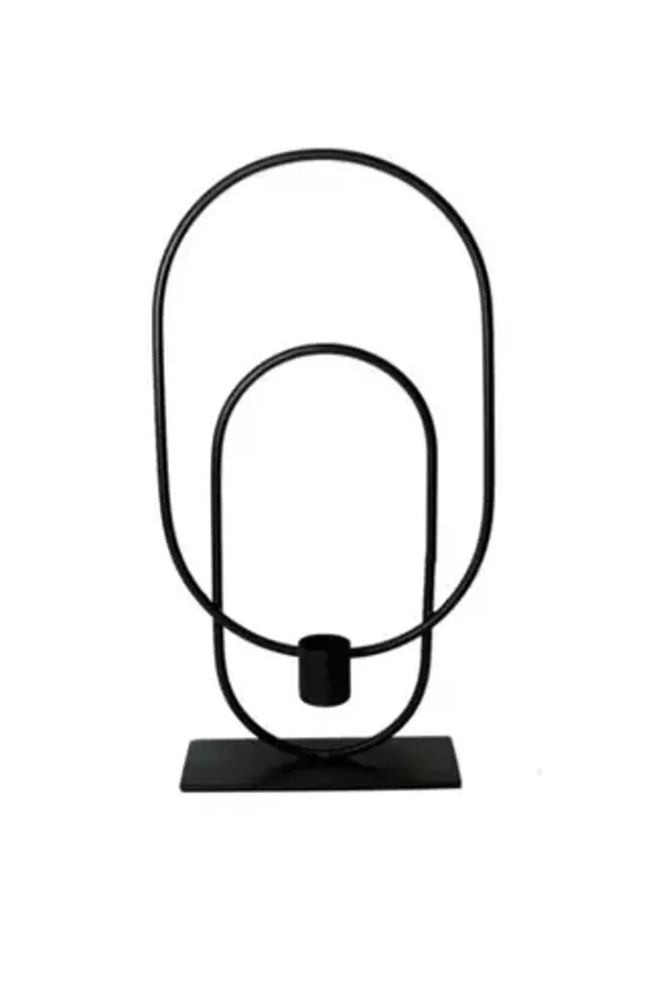 KANDELAAR ART ZWART BRANDED BY