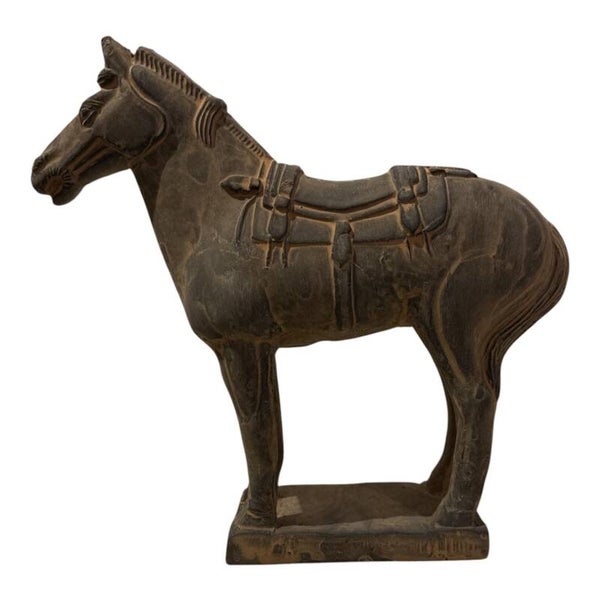 BEELD PAARD AARDEWERK MODEL 1 M