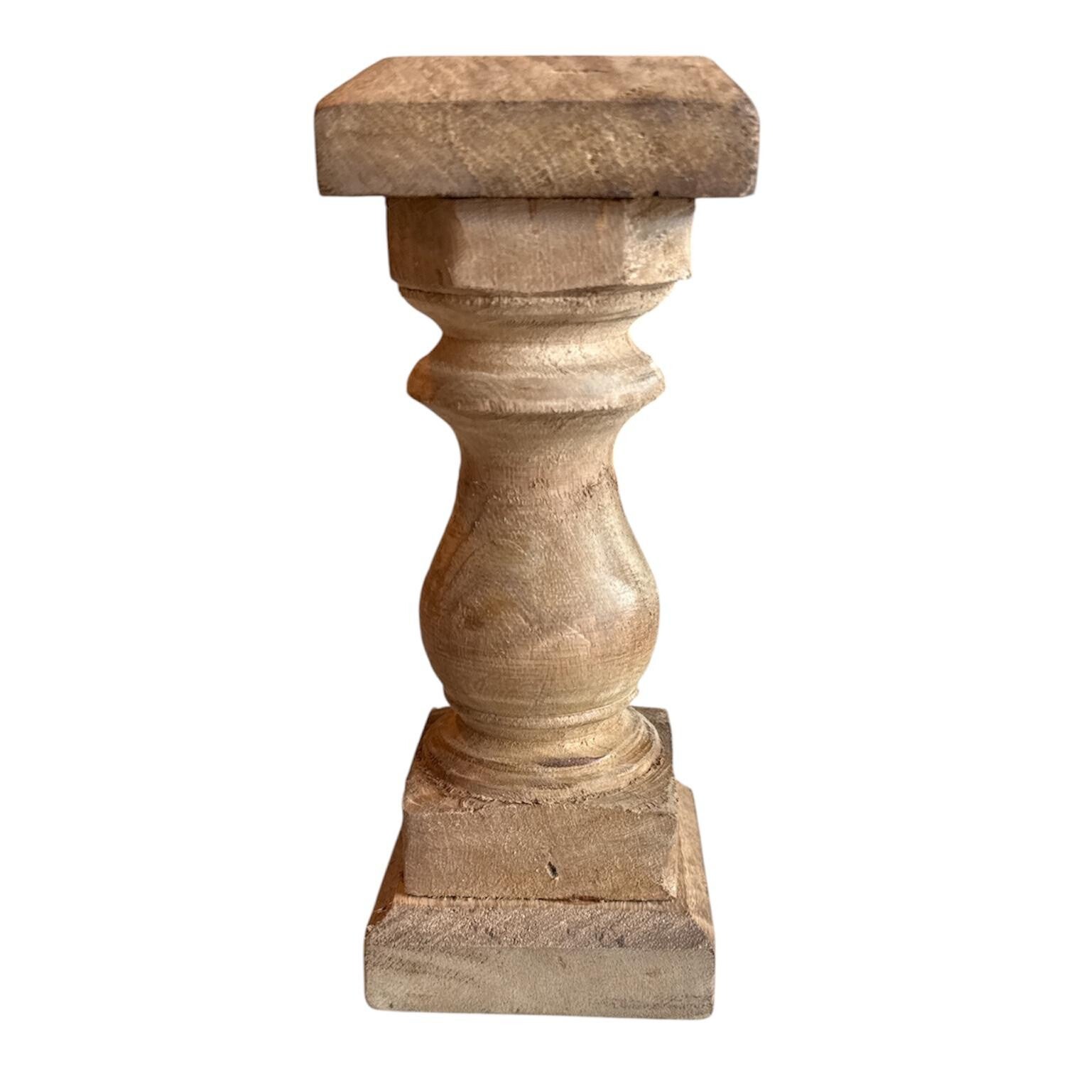 HOUTEN KANDELAAR BRUIN M