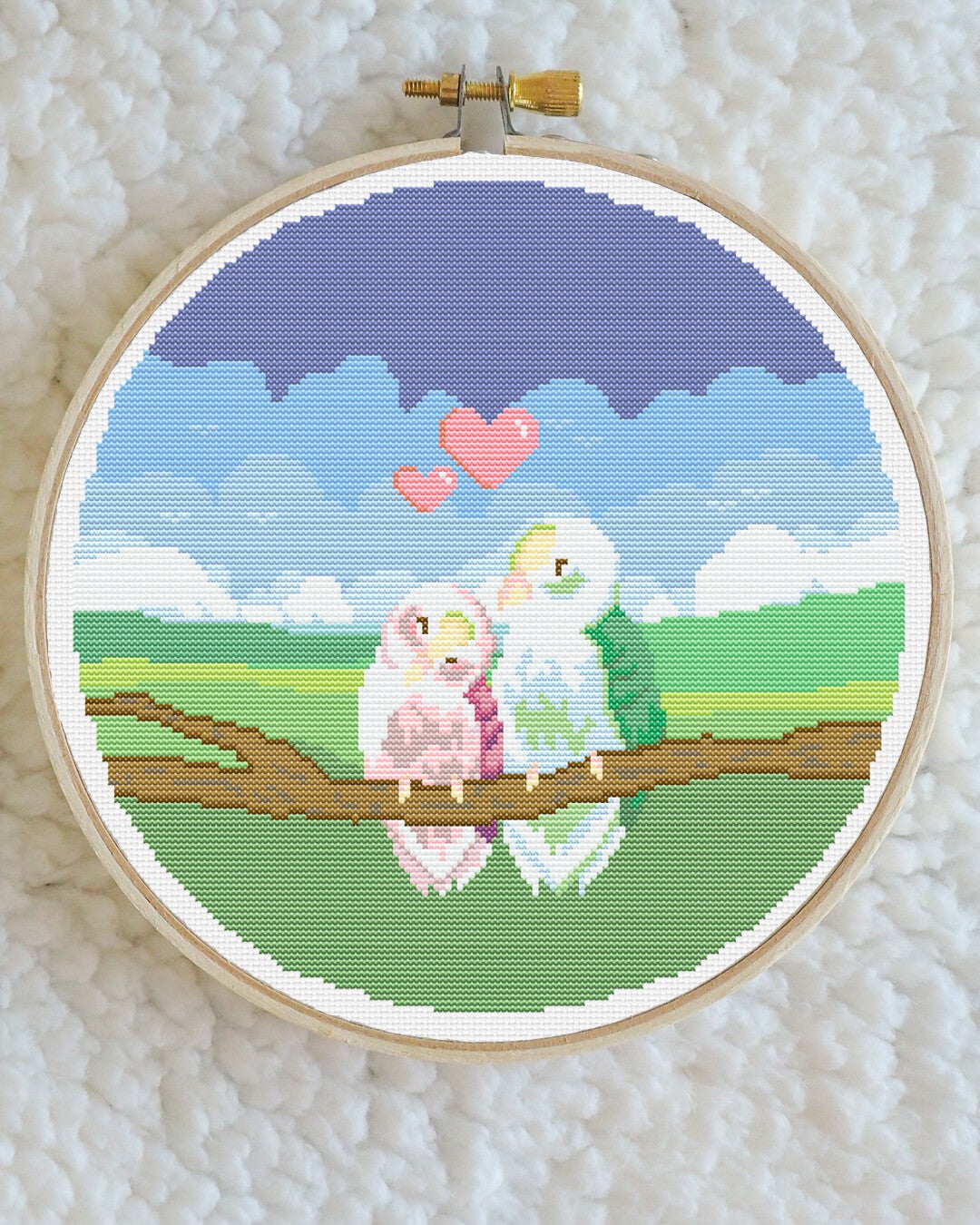 Valentine Embroidery Pattern 2026