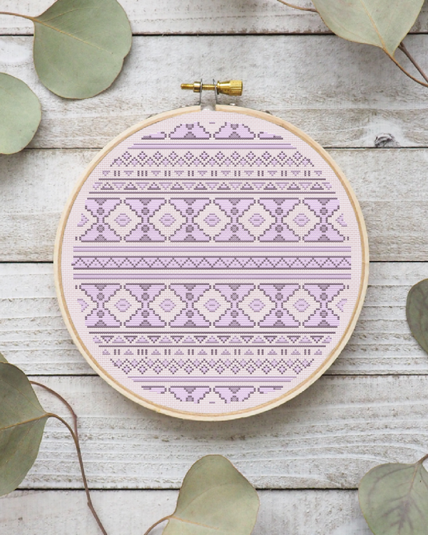 Swedish inspired embroidery pattern
