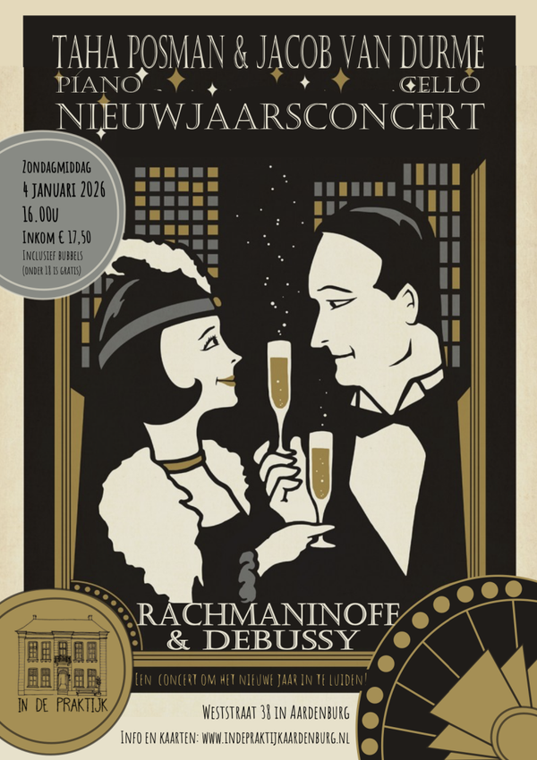 Nieuwjaarsconcert 4 januari - Taha Posman & Jacob van Durme