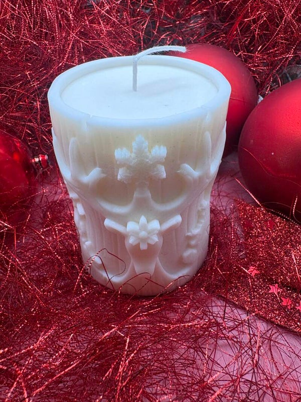 Bougies de Noël cerf (Beige)