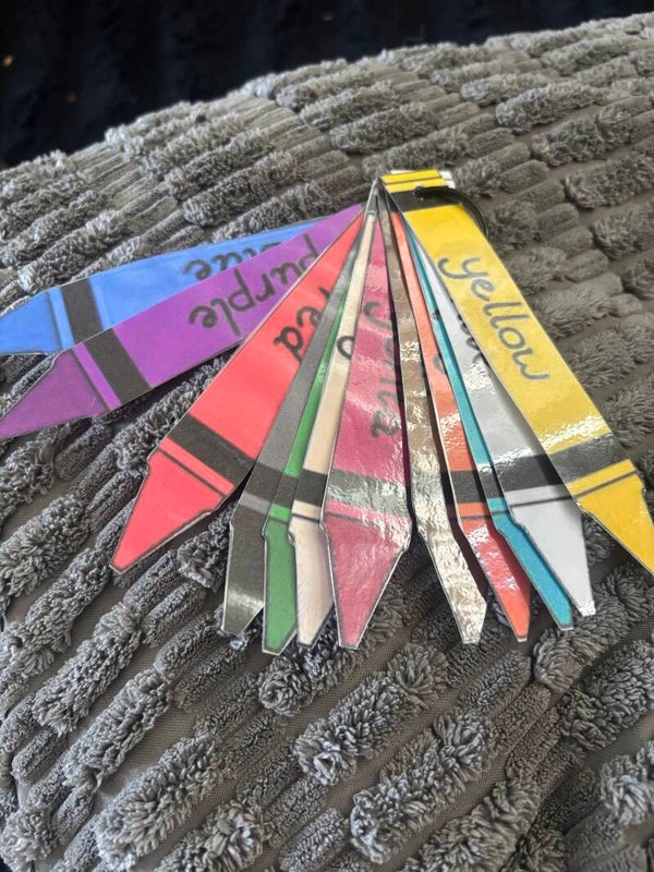 Handy keychain learning flash cards