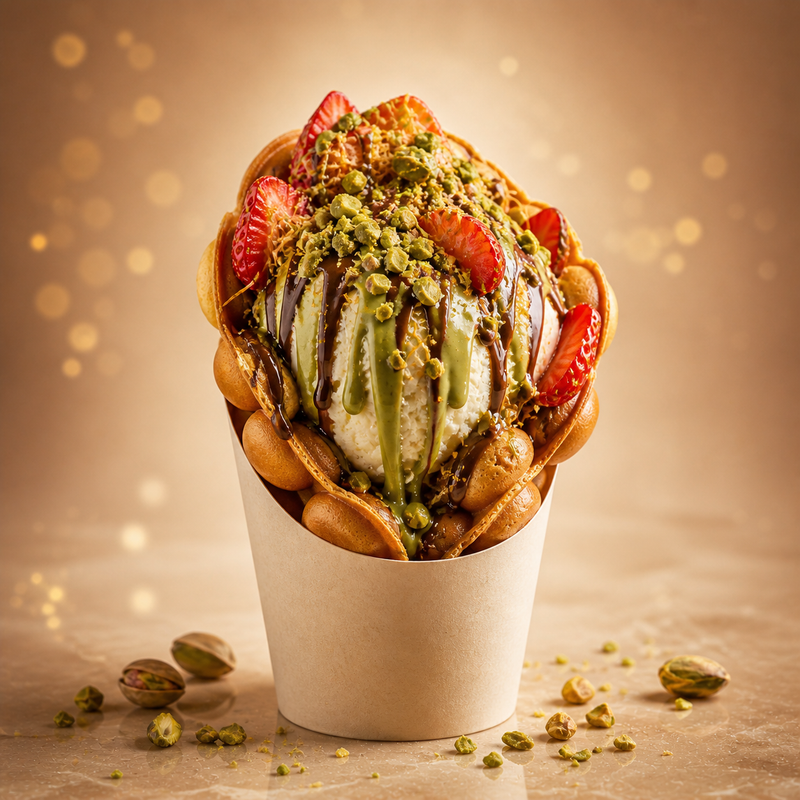 MAVO SWEET bubble waffle ice cream