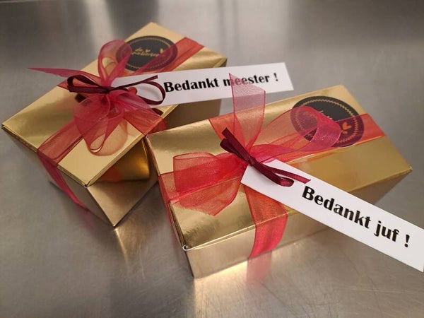 Pralines - bedankt juf / meester