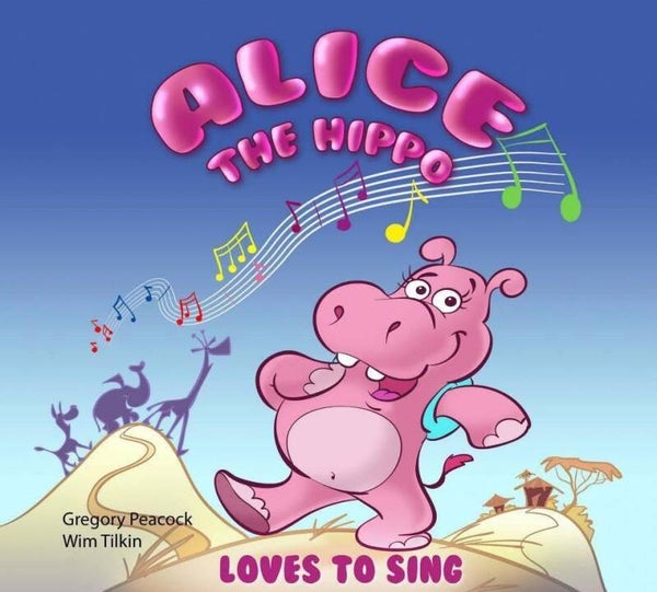 Alice the hippo loves to sing