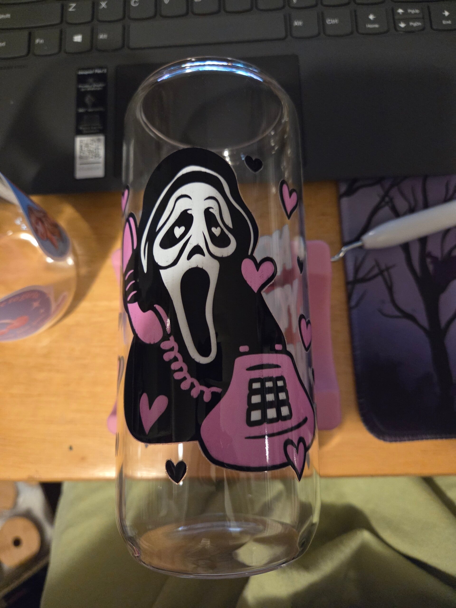Ghostface (No you hang up) 20 oz Tumbler