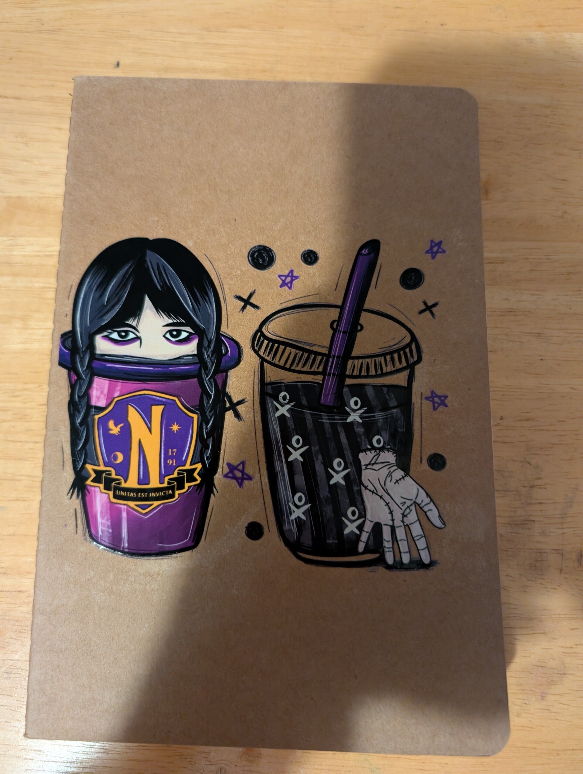 Wednesday and Thing notebook