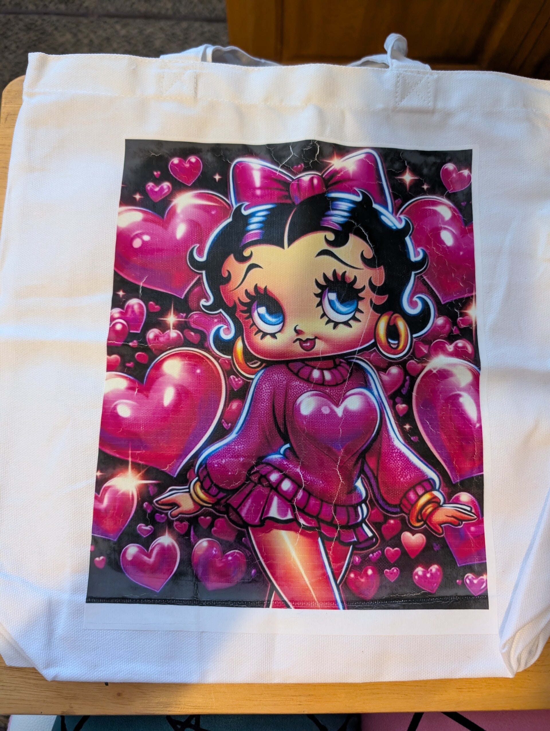 Betty Boop tote bag