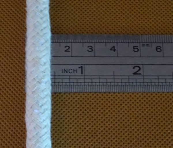 10mm Round Lamp Wick Cotton