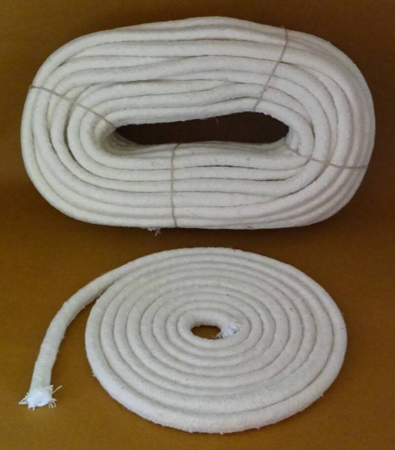 Algodão 12mm pavio redondo