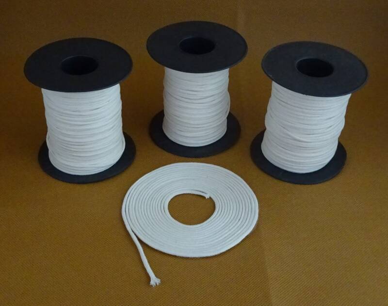 2.5 mm rund bomullsveke