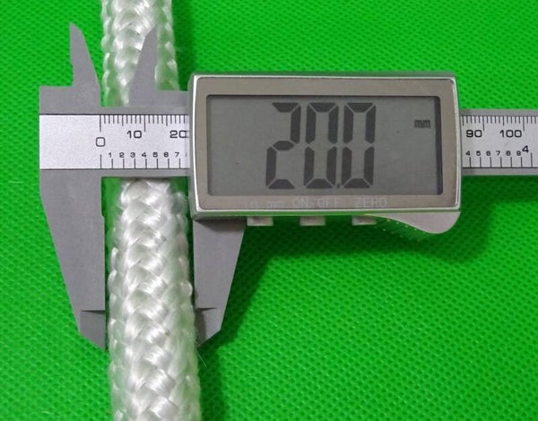20mm Fiberglass Wick Round