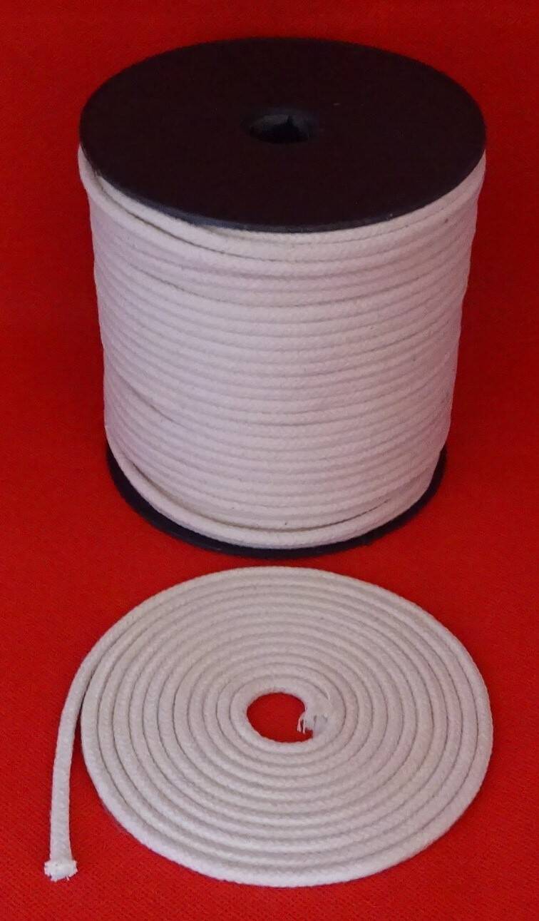 Oljelysveke 6mm fiberglass bomull innhyllet